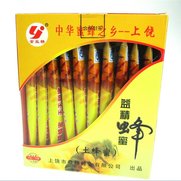 上饶金益精蜂蜜正宗土特产土蜂 42波美度 一小包20g*10 一盒包邮在类目 传统滋补营养品, 蜂蜜中 - 来自Buy2taobao.com提供专业的淘宝代购服务