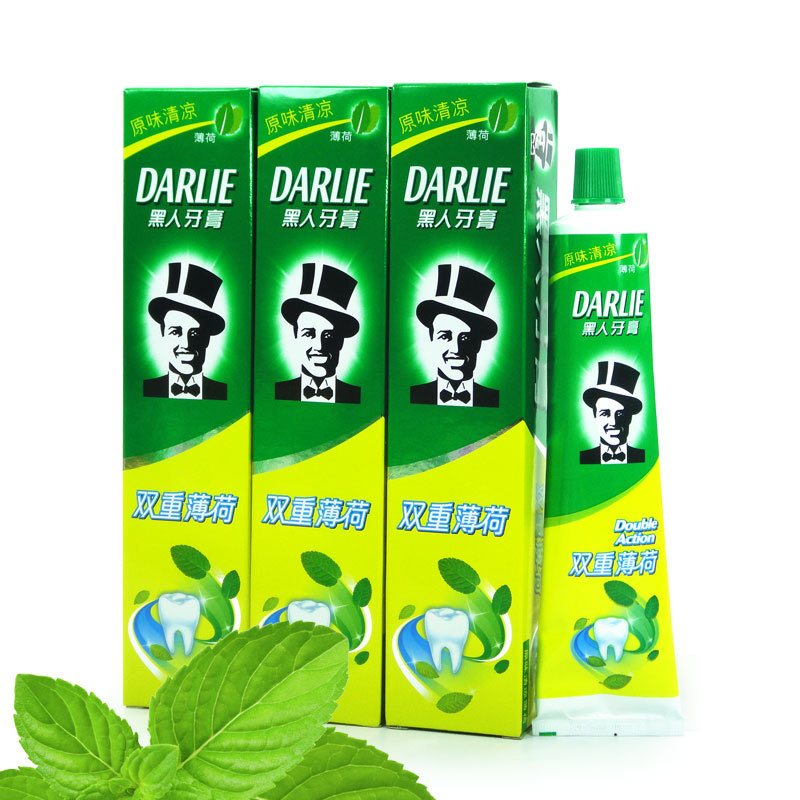 黑人牙膏双重薄荷家庭防蛀护齿防口臭口气清新口腔护理3支包邮|ruв категории туалетные чище/санитарно - гигиенических салфеток/бумага/Ароматерапия, шампунь/человек чистой, полости рта, зубная паста - от Buy2taobao.com для оказания профессиональной услуги покупки агента Taobao