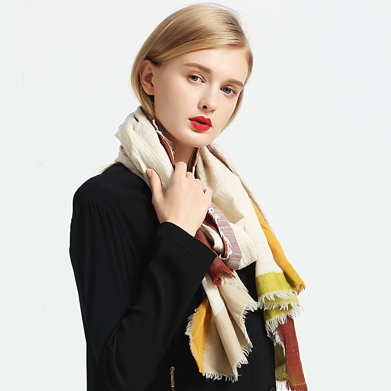 series new pattern fashion temperament soft comfortable keep warm Hit color stitching 228in the Accessories/Leather belt/Hat/Muffler , Muffler/Scarves/Shawl category - from Buy2taobao.com to provide professional Taobao agent buy service