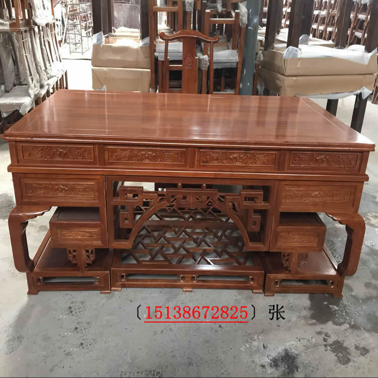 仿古红木家具简约书桌配书柜组合榆木办公桌电脑桌大班台书桌在类目 商业/办公家具, 办公家具, 办公桌, 大班台/主管桌中 - 来自Buy2taobao.com提供专业的淘宝代购服务