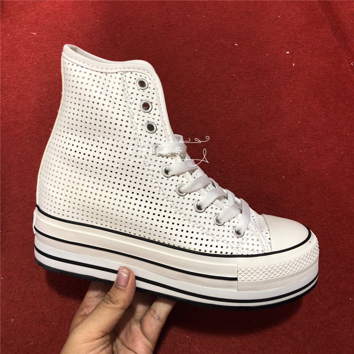 Hong Kong Agency purchase quality goods IIJIN Amer shoes 2019 new pattern Hollow invisible Increase leisure time High shoes 11CMin the Women's Shoes, High shoes category - from Buy2taobao.com to provide professional Taobao agent buy service
