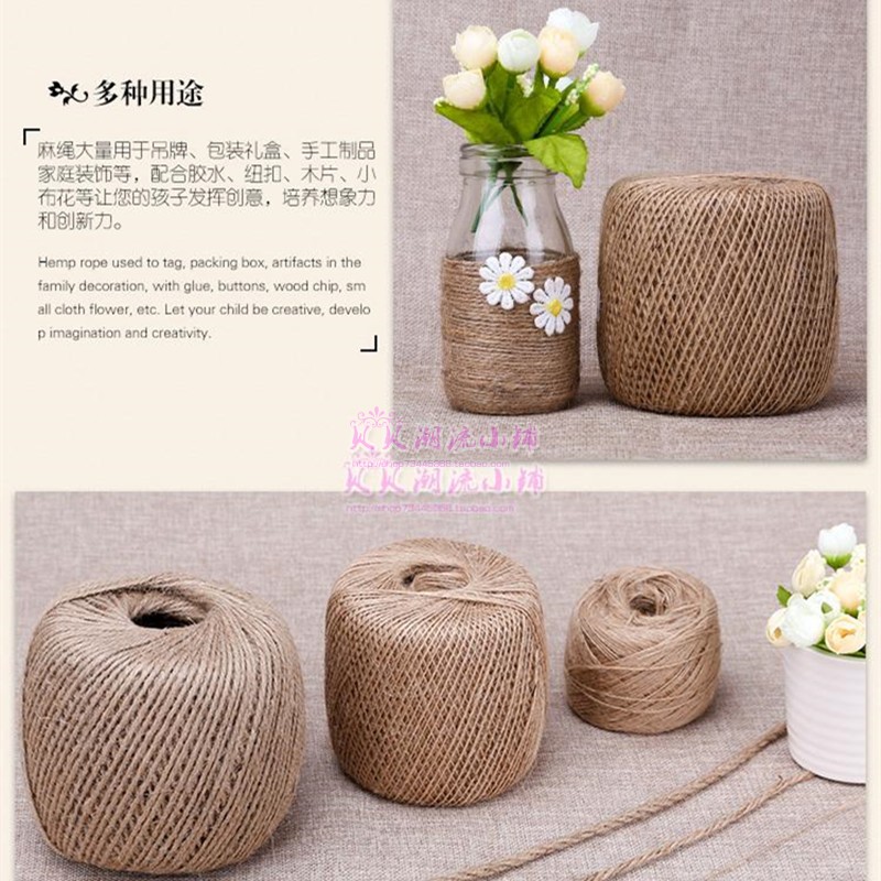 麻绳绳子捆绑装饰品线diy细粗手工编织麻线彩色材料复古风小抢购在类目 居家布艺, 缝纫DIY材料、工具及成品, 缝纫DIY配件/辅料/配饰, 绳子中 - 来自Buy2taobao.com提供专业的淘宝代购服务