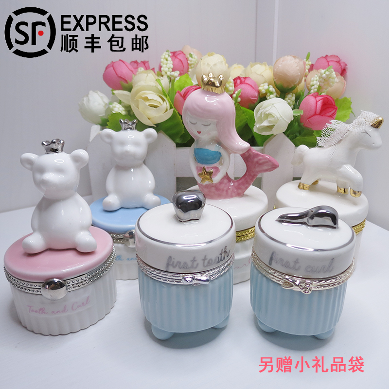 美国MudPie乳牙盒婴儿胎毛纪念品脐带胎发收藏盒儿童换牙齿男女孩在类目 玩具/童车/益智/积木/模型, 宝宝纪念品/个性产品, 胎毛挂坠/挂件中 - 来自Buy2taobao.com提供专业的淘宝代购服务