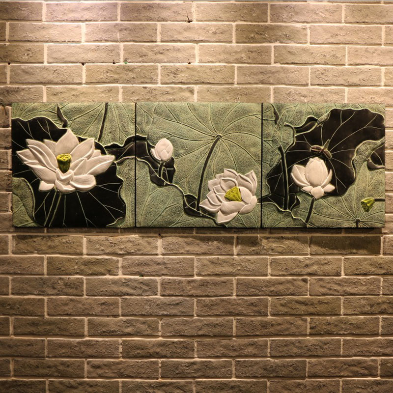 中式复古中国风浮雕画荷花壁饰玄关挂画墙饰家居装饰品挂件夏在类目 家居饰品, 壁饰中 - 来自Buy2taobao.com提供专业的淘宝代购服务