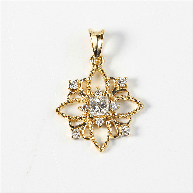NOZBO new pattern goods in stock Jewellery 18k gold princess Pendant Simplicity Aesthetic Versatile Fundsin the Jewelry/Diamond/Jade/Gold , Diamond Jewelry (New) , Choker category - from Buy2taobao.com to provide professional Taobao agent buy service