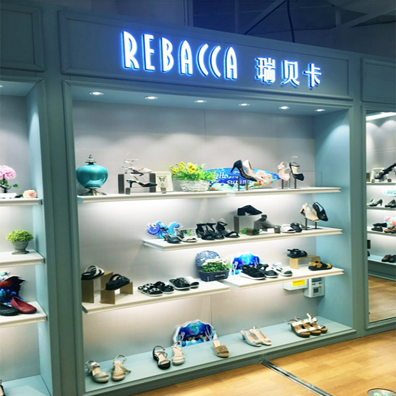 鞋店鞋架展示架欧式复古帽子包包店铺商场精品陈列柜展示柜烤漆|ruв категории коммерческий/офисная мебель, полки/витрина, бутик - витрина/витрина - от Buy2taobao.com для оказания профессиональной услуги покупки агента Taobao