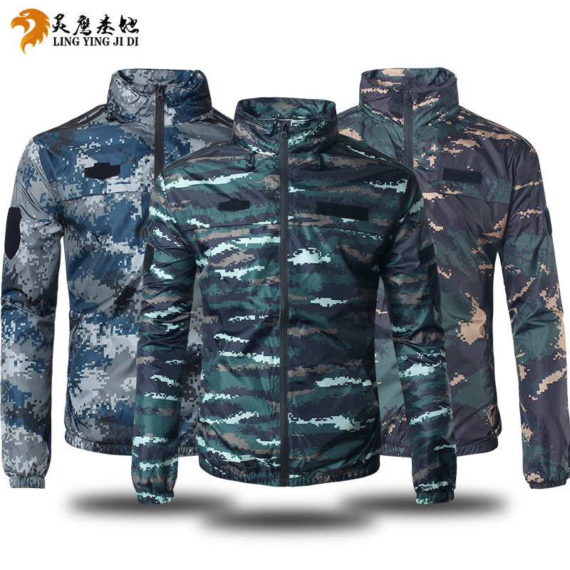 春秋新款防雨戶外特種兵軟殼透氣迷彩虎斑戰術沖鋒衣男薄款在類目 戶外/登山/野營/旅行用品, 戶外服裝, 衝鋒衣褲, 衝鋒衣中 - 來自Buy2taobao.com提供專業的淘寶代購服務