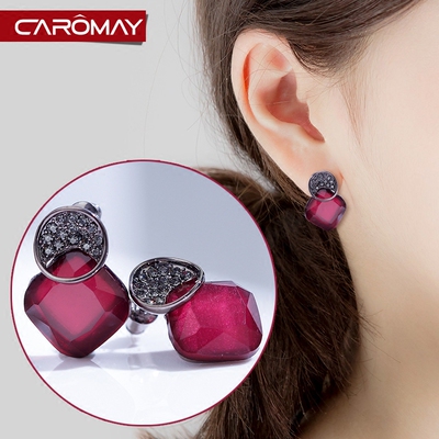 日韩版简约ins少女心耳钉925银针耳环 韩国气质长款耳坠短发耳饰