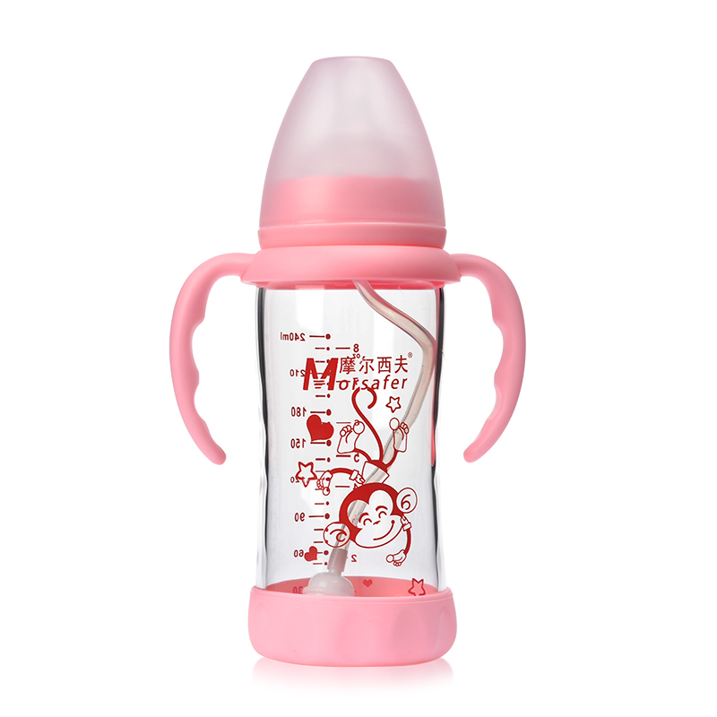 ✅摩爾西夫玻璃寬口徑奶瓶貼花嬰兒寶寶新生兒防嗆奶防脹氣玻璃奶在類目 尿片/洗護/餵哺/推車牀, 奶瓶/奶瓶相關, 奶瓶中 - 來自Buy2taobao.com提供專業的淘寶代購服務