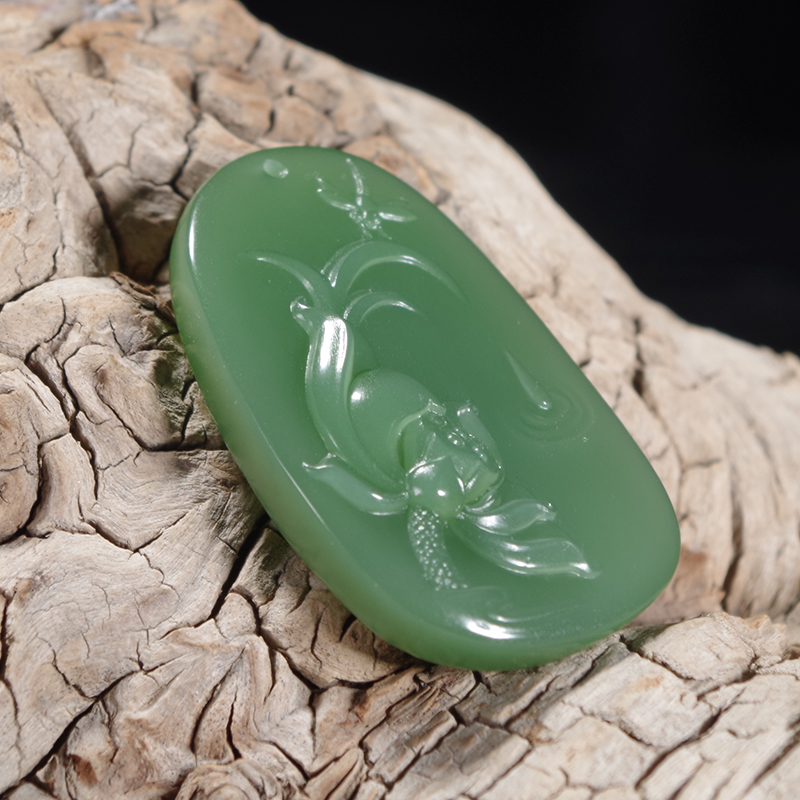 Xinjiang Nephrite Crater Jasper Lotus Jade Pendant In successive years Surplus Jade Pendant New productsin the Jewelry/Diamond/Jade/Gold , And nephrite , Choker category - from Buy2taobao.com to provide professional Taobao agent buy service