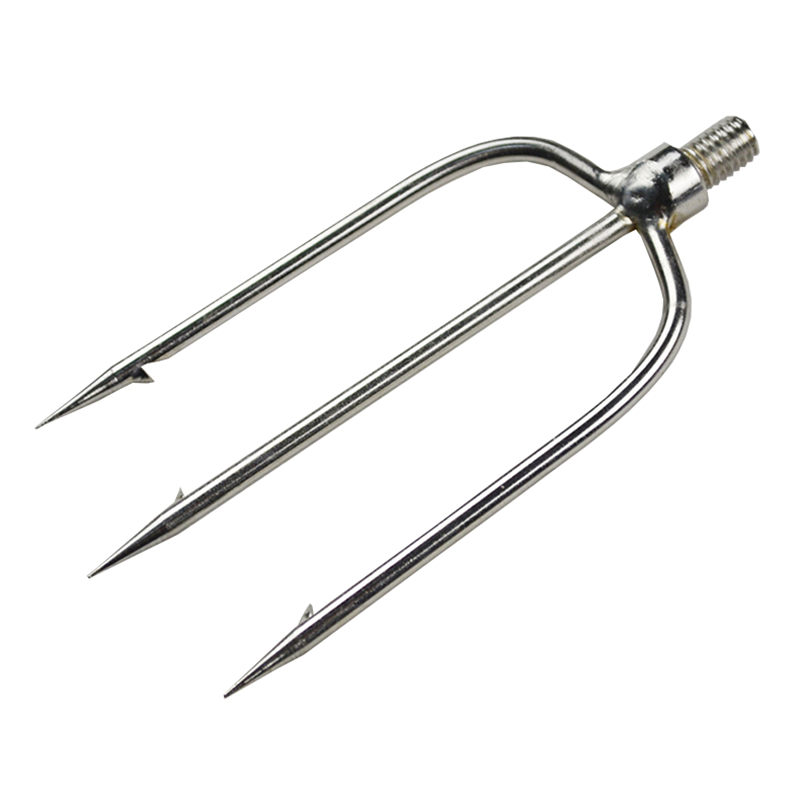 Stainless steel Trumpet 3 Hangnail Fish fork Fish fork Fish fork Small harpoon outdoors Supplies 8mm Screwin the Outdoor/Mountaineer/Camping/Travel Goods , Fishing equipment , Other Fishing Supplies category - from Buy2taobao.com to provide professional Taobao agent buy service
