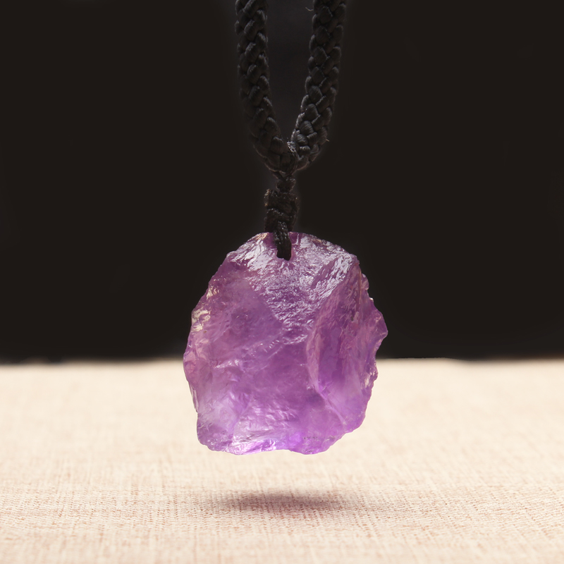 Dawn crystal Gravel natural amethyst Pendant Wool Original ore energy Spa Career men and womenin the Accessories/Fashion Jewelry, Pendant/Pendant category - from Buy2taobao.com to provide professional Taobao agent buy service