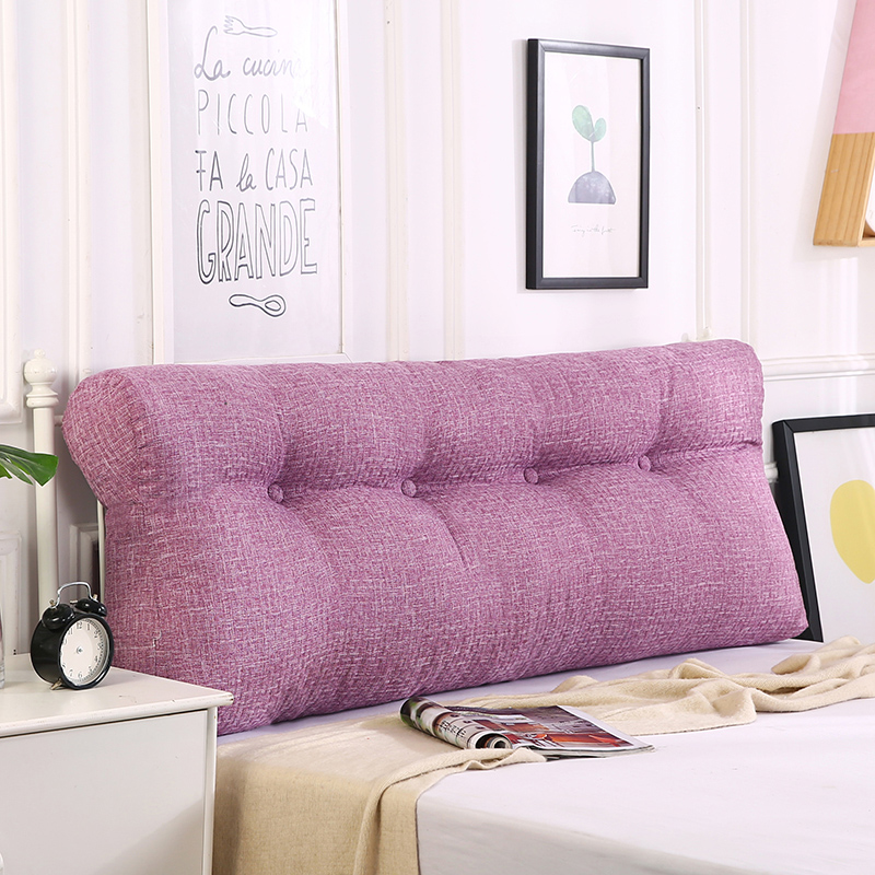Headboard Soft roll a living room sofa Cushion backrest bedroom Double Tatami The bed Pillow Washablein the Home Fabric , Pillow/Pillow category - from Buy2taobao.com to provide professional Taobao agent buy service