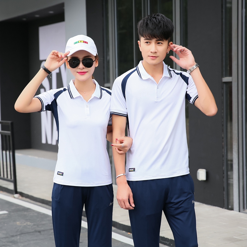 夏装套装男女初中高中学生校服班服运动装两件套短袖T恤有领夏季在类目 女装/女士精品, 套装/学生校服/工作制服, 学生校服中 - 来自Buy2taobao.com提供专业的淘宝代购服务