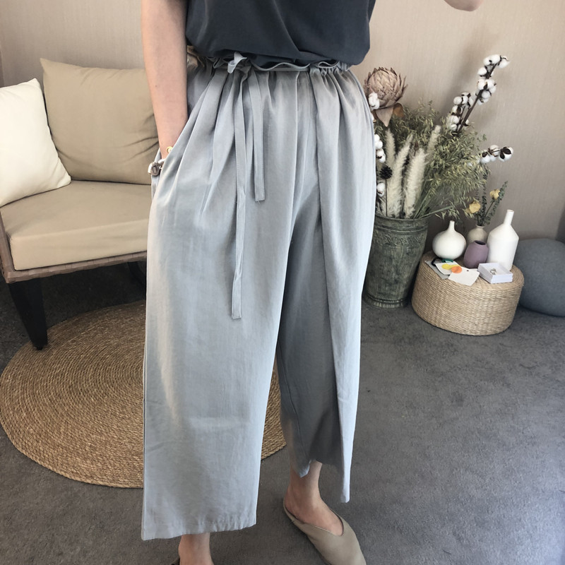 水泥灰設計款不規則寬松九分花苞褲在類目 女裝/女士精品, 褲子, 休閒褲中 - 來自Buy2taobao.com提供專業的淘寶代購服務
