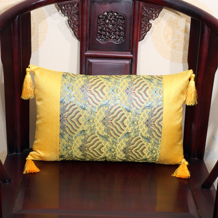 Xu Yi will Chinese style Retro Real silk Brocade Cloud-pattern brocade Cushion Pillows Pillow By package Lumbar pillow pillowcase Containing corein the Home Fabric , Pillow/Pillow category - from Buy2taobao.com to provide professional Taobao agent buy service