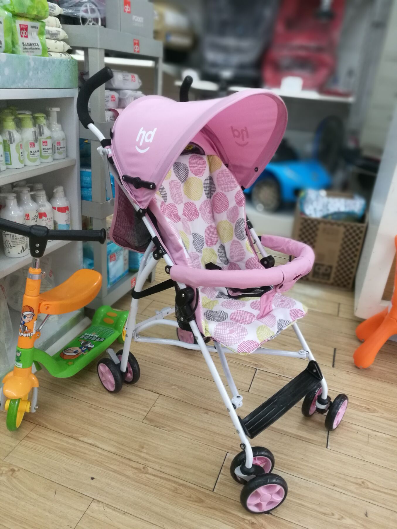 好孩子系列小龙哈彼婴儿童手推车轻便折叠全蓬宝宝伞柄车棉垫可拆|msdalam kategori lampin/Xihu/makan/push pelarik, kereta bayi/Walker, empat kereta - dari Buy2taobao.com untuk memberikan perkhidmatan ejen Taobao profesional membeli