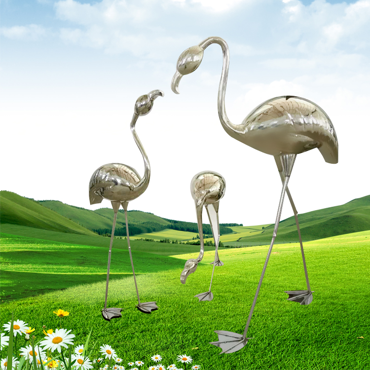 animal Flamingo Decoration hotel villa Countryside Park pool engineering Stainless steel sculpture Garden Decorationin the Home accessories , Creative Jewelry , Twisted sculpture category - from Buy2taobao.com to provide professional Taobao agent buy service