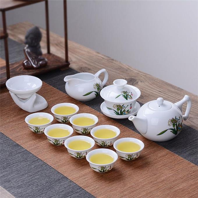 兴毅茶具套装青花瓷家用泡茶器功夫茶具盖碗整套简约茶杯特价|ruв категории посуда, чайный сервиз, набор чайный сервиз - от Buy2taobao.com для оказания профессиональной услуги покупки агента Taobao