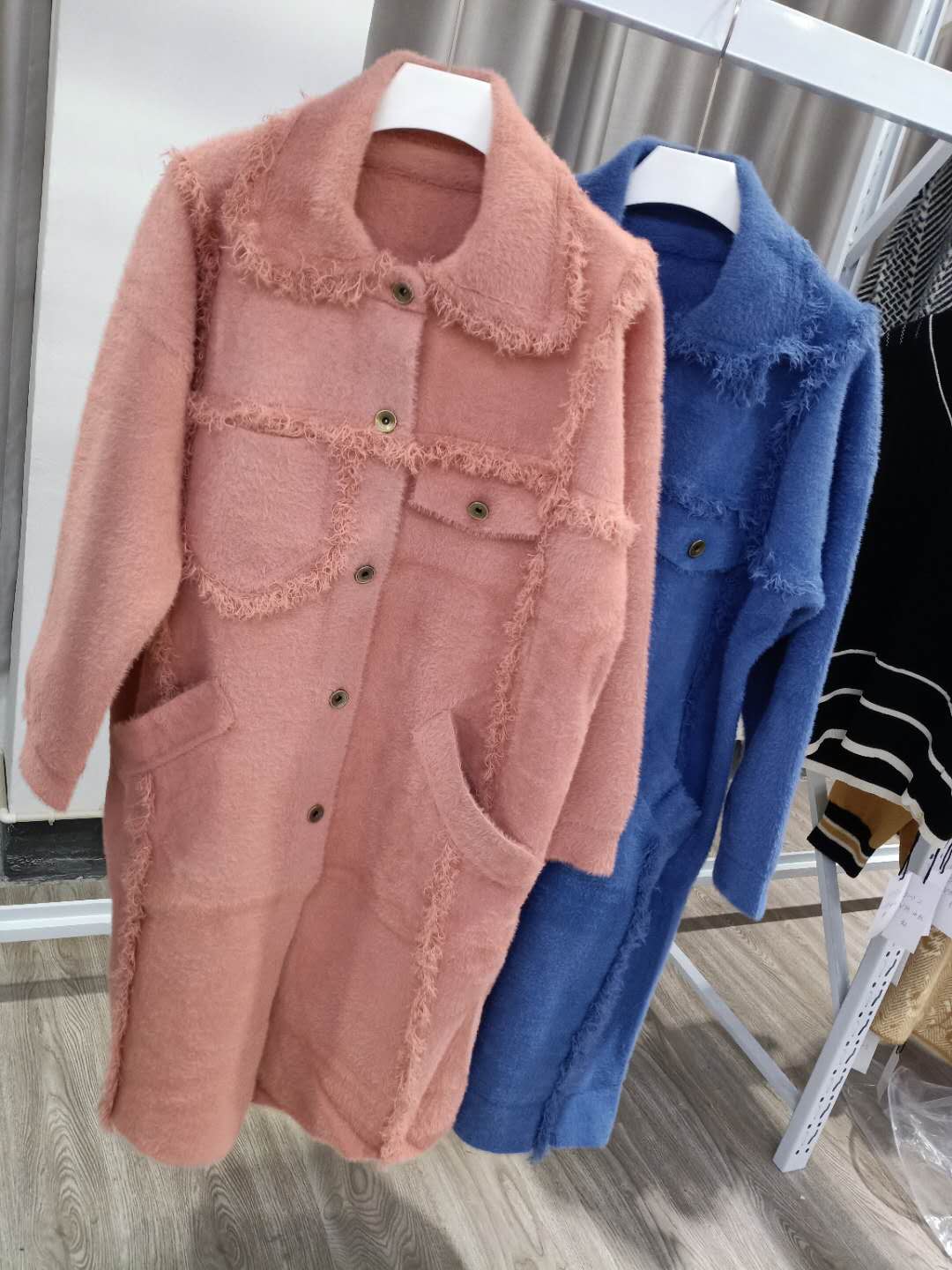 XuanXuan selected mink Cashmere coat 37in the Women's clothing/Boutique , Sweaters category - from Buy2taobao.com to provide professional Taobao agent buy service