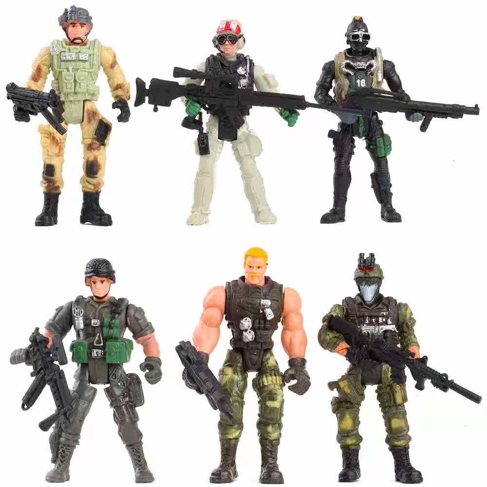 新品促销场景士兵兵人仿真关节可动人偶模型儿童男孩军事拼装玩具在类目 模玩/动漫/周边/cos/桌游, 手办/扭蛋/人偶/BJD/兵人, 兵人专区中 - 来自Buy2taobao.com提供专业的淘宝代购服务