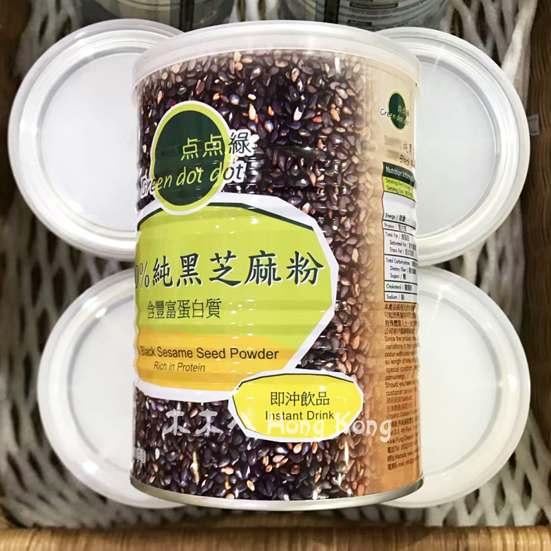香港点点绿 纯黑芝麻粉 无加糖早餐冲饮 台湾产膳食代餐粉400g在类目 咖啡/麦片/冲饮, 天然粉粉食品中 - 来自Buy2taobao.com提供专业的淘宝代购服务