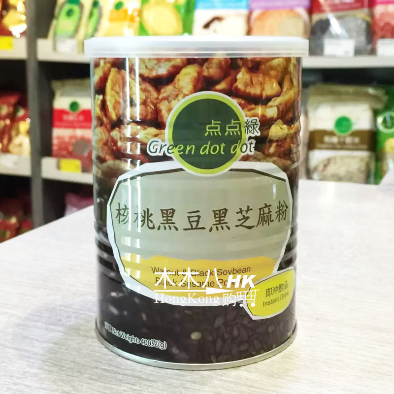 香港點點綠 純核桃黑豆黑芝麻粉 五谷雜糧飽腹代餐粉粗糧早餐400g在類目 咖啡/麥片/衝飲, 天然粉粉食品中 - 來自Buy2taobao.com提供專業的淘寶代購服務
