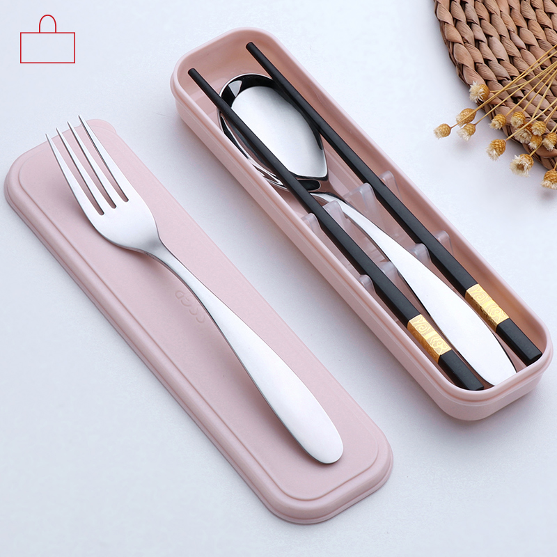 Shining superior products chopsticks Spoon Box Sets Three children adult student Spoon fork travel Portable tablewarein the Tableware , Tableware , Portable/Folding cutlery category - from Buy2taobao.com to provide professional Taobao agent buy service