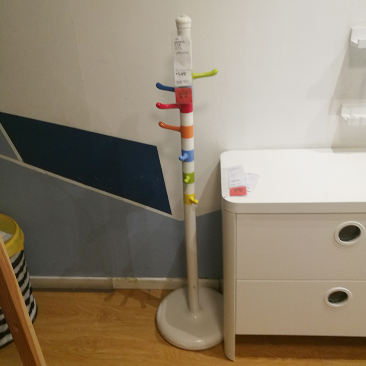 IKEA genuine IKEA Rocchi Coat rack colour children simple and easy Clothes hanger to ground household Solid wood framein the Storage consolidation , Wash clothing/Sun/Care Products , Coat Rack category - from Buy2taobao.com to provide professional Taobao agent buy service