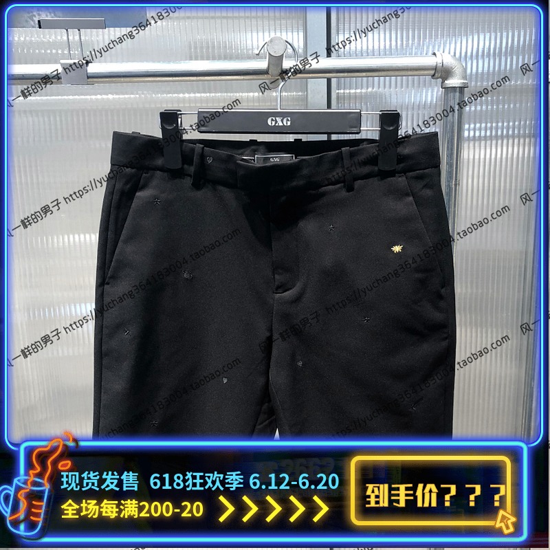 GXG男装2019年夏款时尚趣味小蜜蜂刺绣五分裤修身短裤#GY122667C|msdalam kategori Pakaian Lelaki, seluar santai - dari Buy2taobao.com untuk memberikan perkhidmatan ejen Taobao profesional membeli