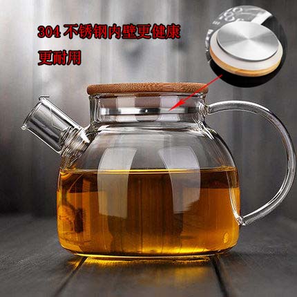 thickening Glass Flowers teapot Large High temperature resistance Glass jug 1000ml Heat Glass jug capacity Make tea kettlein the Tableware , Tea set , Teapot category - from Buy2taobao.com to provide professional Taobao agent buy service