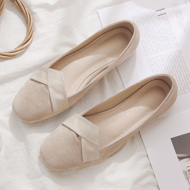 2019 Spring new pattern Net Red Shallow mouth Square tender Versatile Flat bottom fairy Doug shoes Single shoesin the Women's Shoes, Low shoes category - from Buy2taobao.com to provide professional Taobao agent buy service