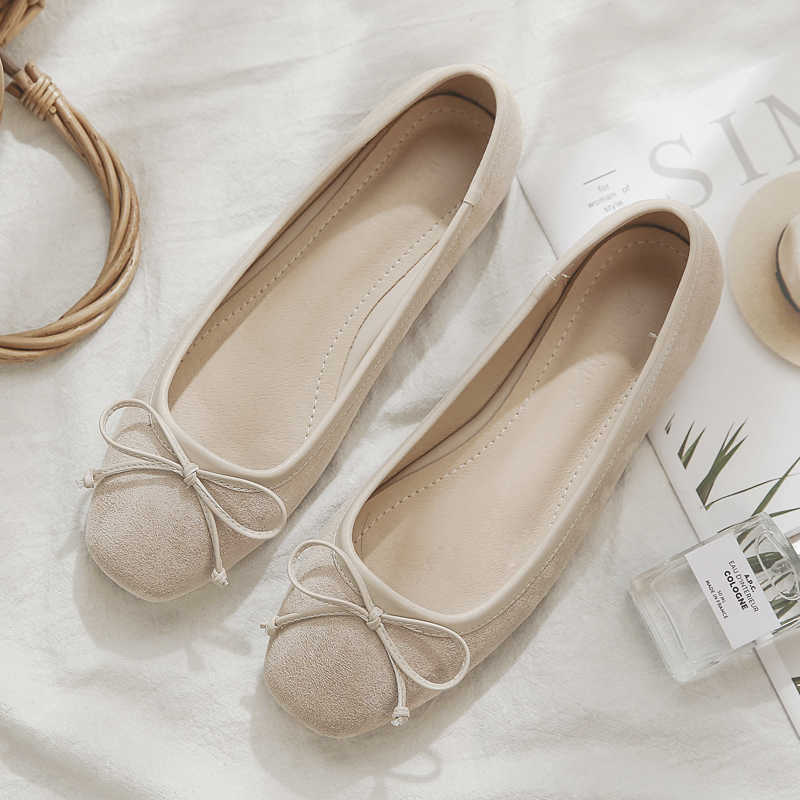 2019 Spring new pattern Korean Edition Versatile Shallow mouth Flat bottom fairy Doug shoes Single shoes Scoop shoes Large Women's Shoesin the Women's Shoes, Low shoes category - from Buy2taobao.com to provide professional Taobao agent buy service