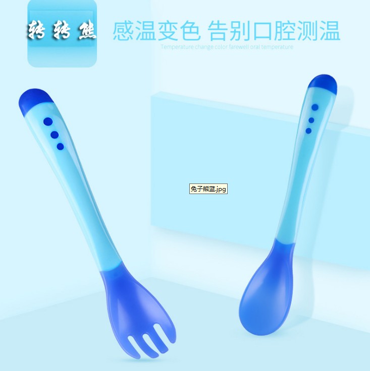 baby Soft head spoon Newborn Temperature sensing spoon baby Rice paste Complementary food a soup spoon children Having dinner Discoloration Tspin the Diapers/Care/Feeding/Push lathe , Cups/Tableware/Grind/Attachment , Children's tableware category - from Buy2taobao.com to provide professional Taobao agent buy service