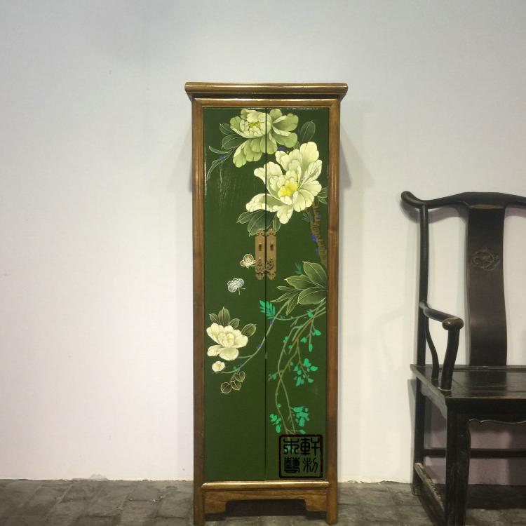 bedroom a living room furniture wardrobe Coloured drawing rural Hand drawn solid wood Storage Entrance New Chinese style Tibetan Storage customizedin the Residential furniture , Cabinet , Wardrobe category - from Buy2taobao.com to provide professional Taobao agent buy service