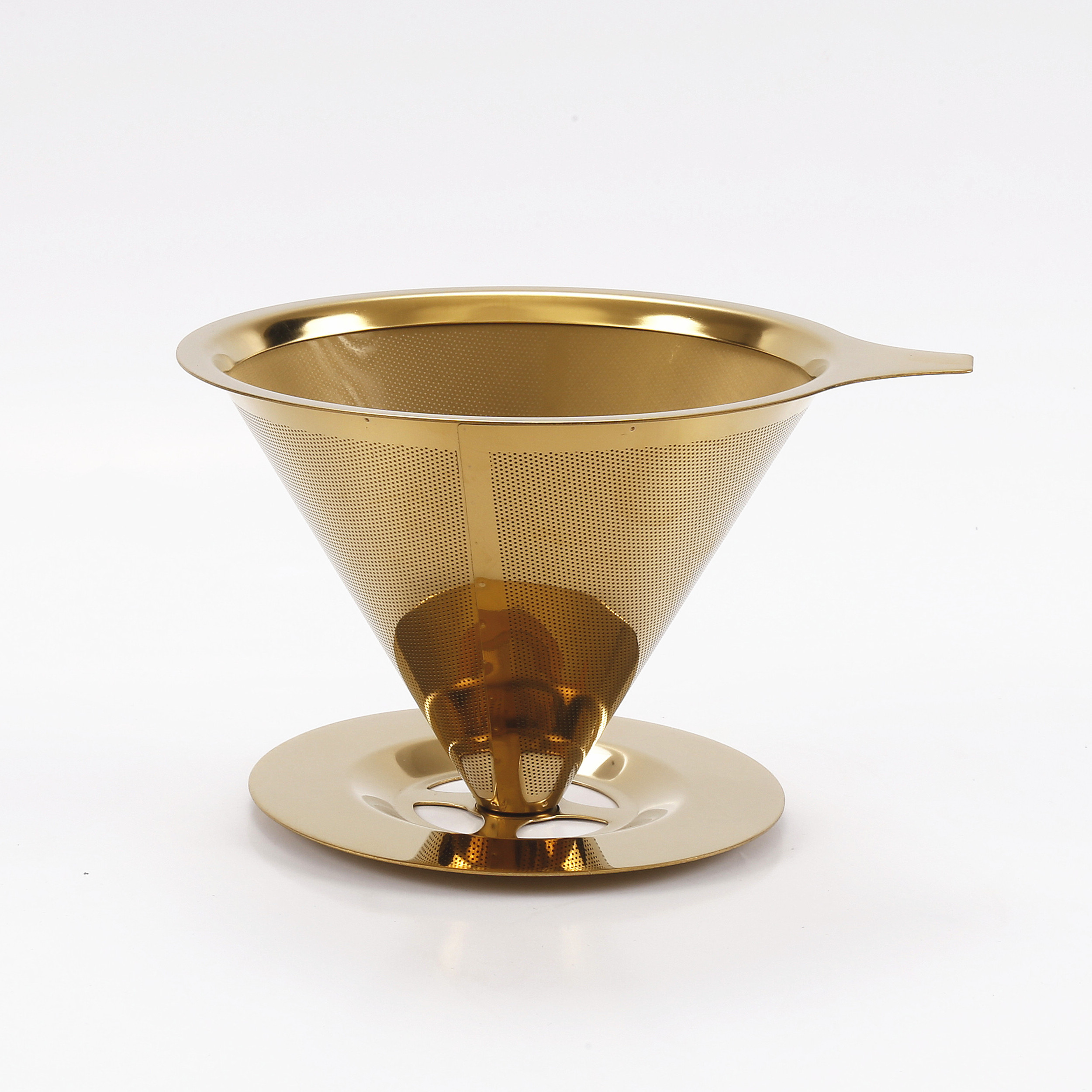Titanium golden coffee filter screen Coffee strainer Coffee filter high quality 304 Stainless steelin the Tableware , Coffee , Supporting apparatus category - from Buy2taobao.com to provide professional Taobao agent buy service