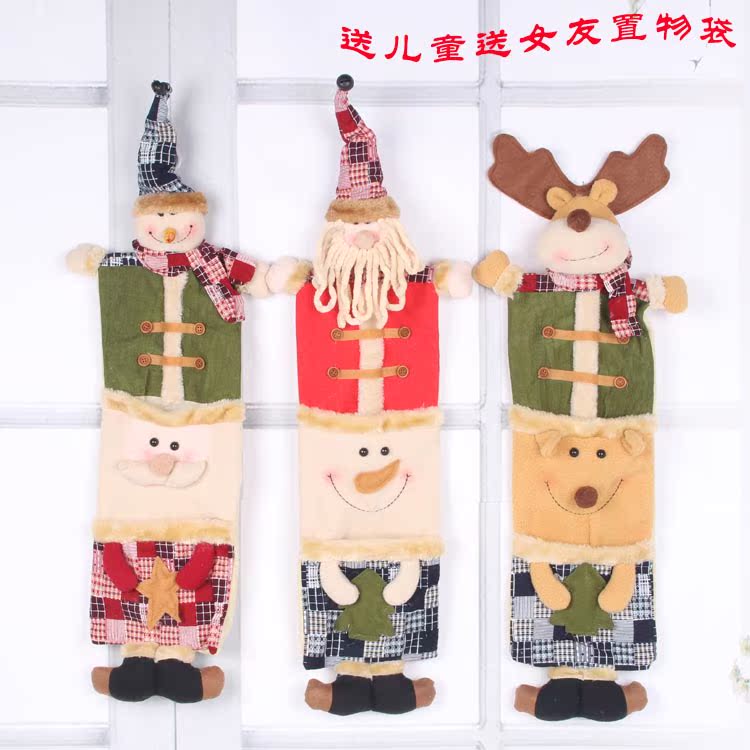 圣诞礼品圣诞礼物袋圣诞老人雪人鹿儿童礼品袋置物袋居家墙面挂饰|ruв категории фестиваль товаров/подарок, рождественских товаров/подарок/украшения, рождественские подарки - от Buy2taobao.com для оказания профессиональной услуги покупки агента Taobao