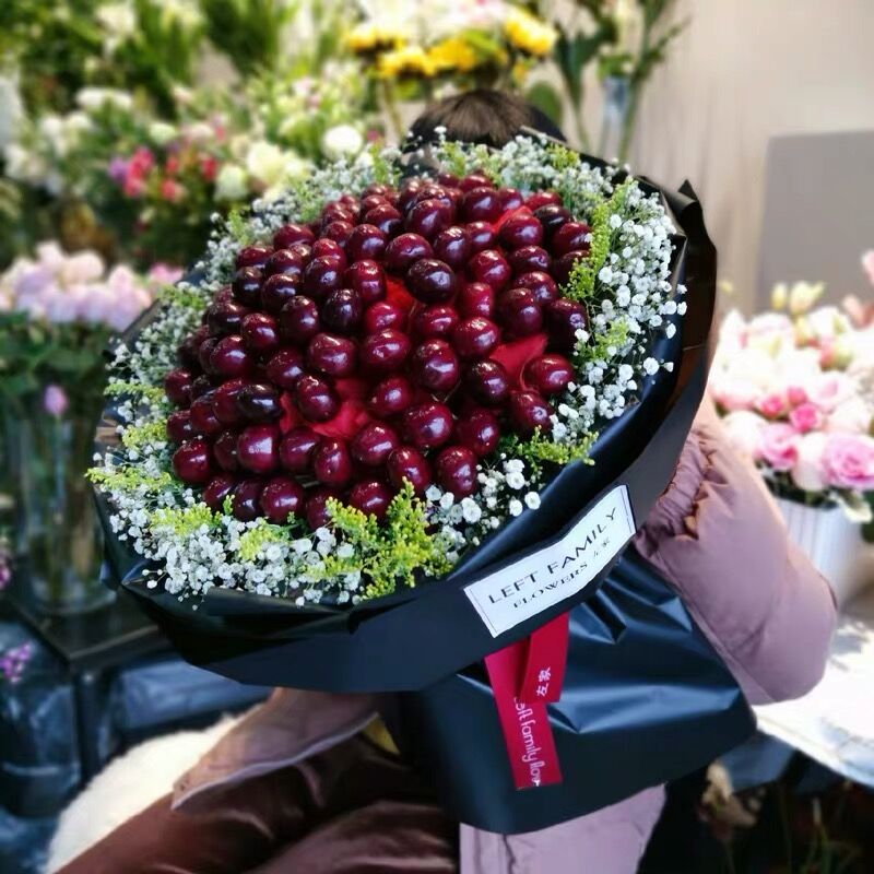 Beijing Same city Distribution flower express birthday Send his girlfriend 520 gift fruit strawberry Bouquet of flowers Cherry rosein the Flower delivery/Flowers simulation/Plants gardening , Flower delivery(City) category - from Buy2taobao.com to provide professional Taobao agent buy service