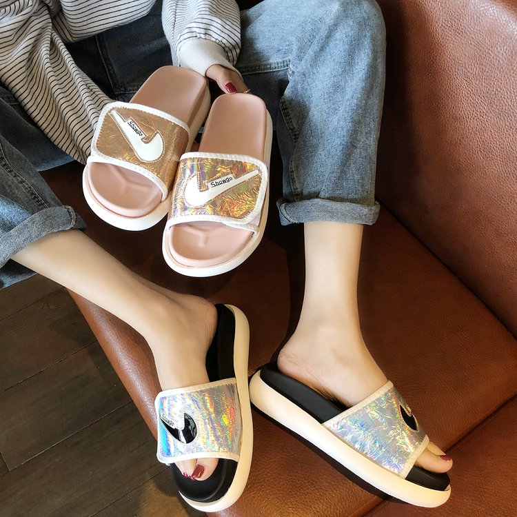 The thickness of the bottom slipper Exorcism ins summer new pattern Korean Edition fairy motion Sandals Velcro Lazy manin the Women's Shoes, Slippers category - from Buy2taobao.com to provide professional Taobao agent buy service