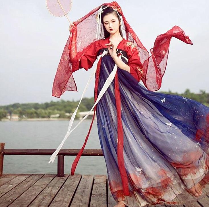 Ruskirt jacket singleton Hanfu Confidante Sisters Antiquity Wide sleeves Double-breasted fresh Tang Dynastyin the Women's clothing/Boutique , Costume/National costume/Stage costumes , National costume/Costumes category - from Buy2taobao.com to provide professional Taobao agent buy service