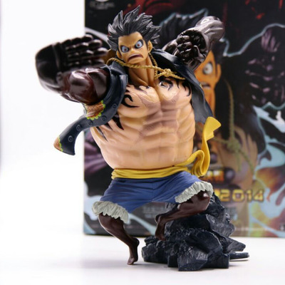 onepiece景品四档路飞4档手办公仔模型玩具动漫周边礼物送男生