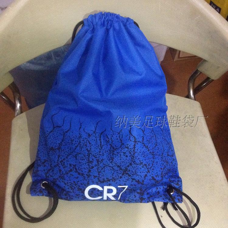 2016新款蓝色刺客CR7体育足球鞋抽绳背袋 高档牛津束口鞋收纳袋在类目 运动包/户外包/配件, 收纳配件包, 鞋袋中 - 来自Buy2taobao.com提供专业的淘宝代购服务