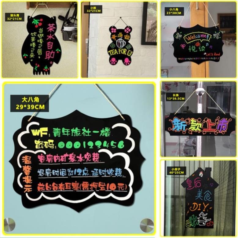 Noctilucent Wall hanging blackboard decorate magnetic Hanging type originality vertical fluorescence shop Blackboard Propaganda Retroin the Business/Office Furniture , Teaching Furniture campus , Blackboard category - from Buy2taobao.com to provide professional Taobao agent buy service