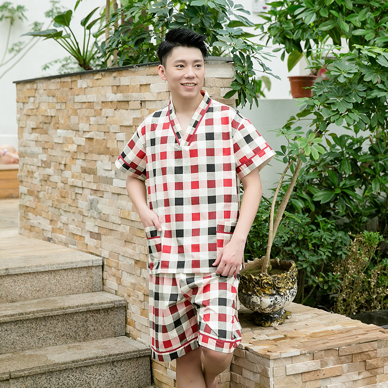 纯棉汗蒸服浴服睡衣家居服高档男士桑拿服理疗刮痧拔罐服开背服|msdalam kategori rumah harian, tuala/tuala mandi/jubah mandi, skirt mandi/jubah mandi/jubah mandi - dari Buy2taobao.com untuk memberikan perkhidmatan ejen Taobao profesional membeli