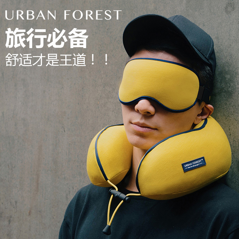 URBAN FOREST记忆棉枕头花卷颈枕U型枕靠枕旅行护颈枕午睡枕飞机|ruв категории открытый/альпинизм/в поход/Поездки товаров, коврик/мат/подушка, подушка - от Buy2taobao.com для оказания профессиональной услуги покупки агента Taobao
