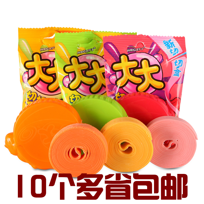 促销绿箭30g*10个切切乐大大卷120CM泡泡糖多口味休闲多省包邮|msdalam kategori makanan ringan/Nuts/Specialty, Gula-gula dan makanan ringan/Jelly/Pudding, gula-gula getah - dari Buy2taobao.com untuk memberikan perkhidmatan ejen Taobao profesional membeli
