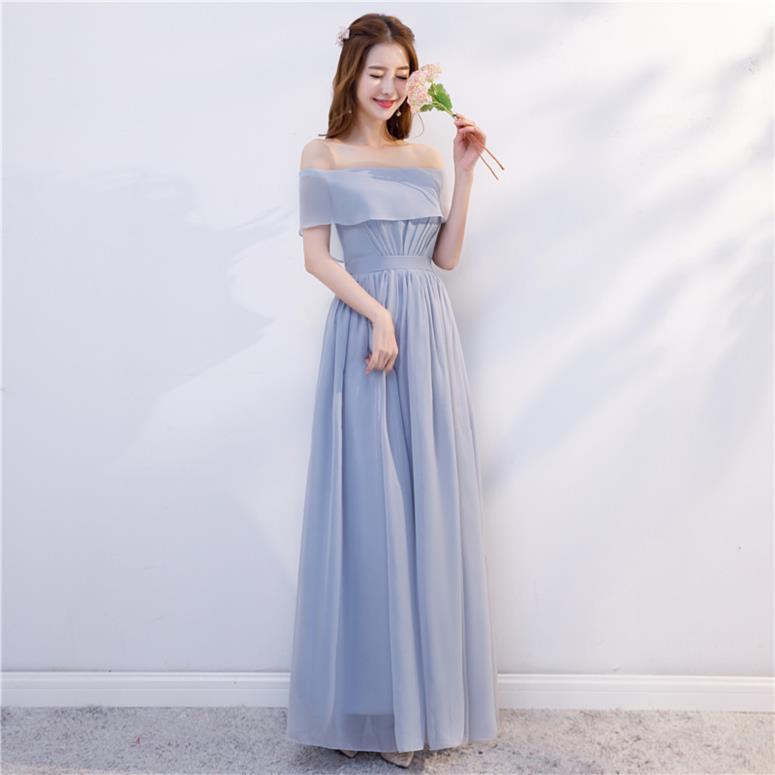 一字肩半袖系带伴娘服中长款姐妹裙显瘦收腰女生保守礼服主持人纱|ruв категории Женская одежда, Cвадебные платья, свадебное платье - от Buy2taobao.com для оказания профессиональной услуги покупки агента Taobao