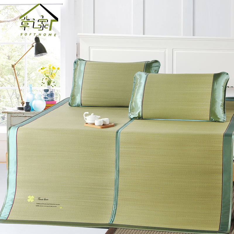Pure natural mat 1.5 1.8 1.2 Double Folding Mats Straw mats 0.9m Single student dormitory summer sleeping matin the Bedclothes , Mat/Mats/Rattan seats/Straw mat/Leather seats category - from Buy2taobao.com to provide professional Taobao agent buy service