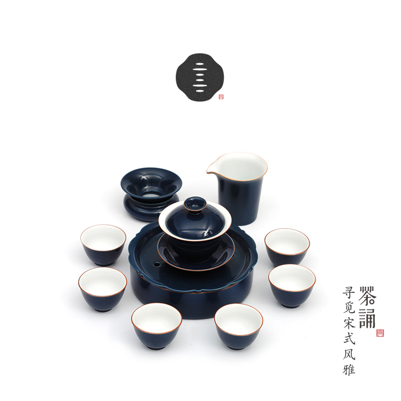 功夫茶具套裝家用小套簡約現代德化陶瓷茶壺茶杯蓋碗送禮盒裝高檔在類目 餐飲具, 茶具, 功夫茶具中 - 來自Buy2taobao.com提供專業的淘寶代購服務
