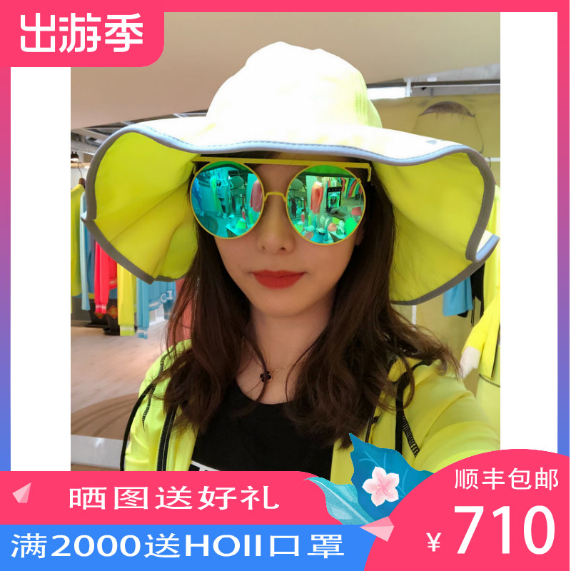 台湾 hoii 后益 新款荷叶边花瓣帽 大帽沿帽 防晒遮阳帽 帽子|msdalam kategori Aksesori/Belt kulit/Hat/Muffler, Hat - dari Buy2taobao.com untuk memberikan perkhidmatan ejen Taobao profesional membeli
